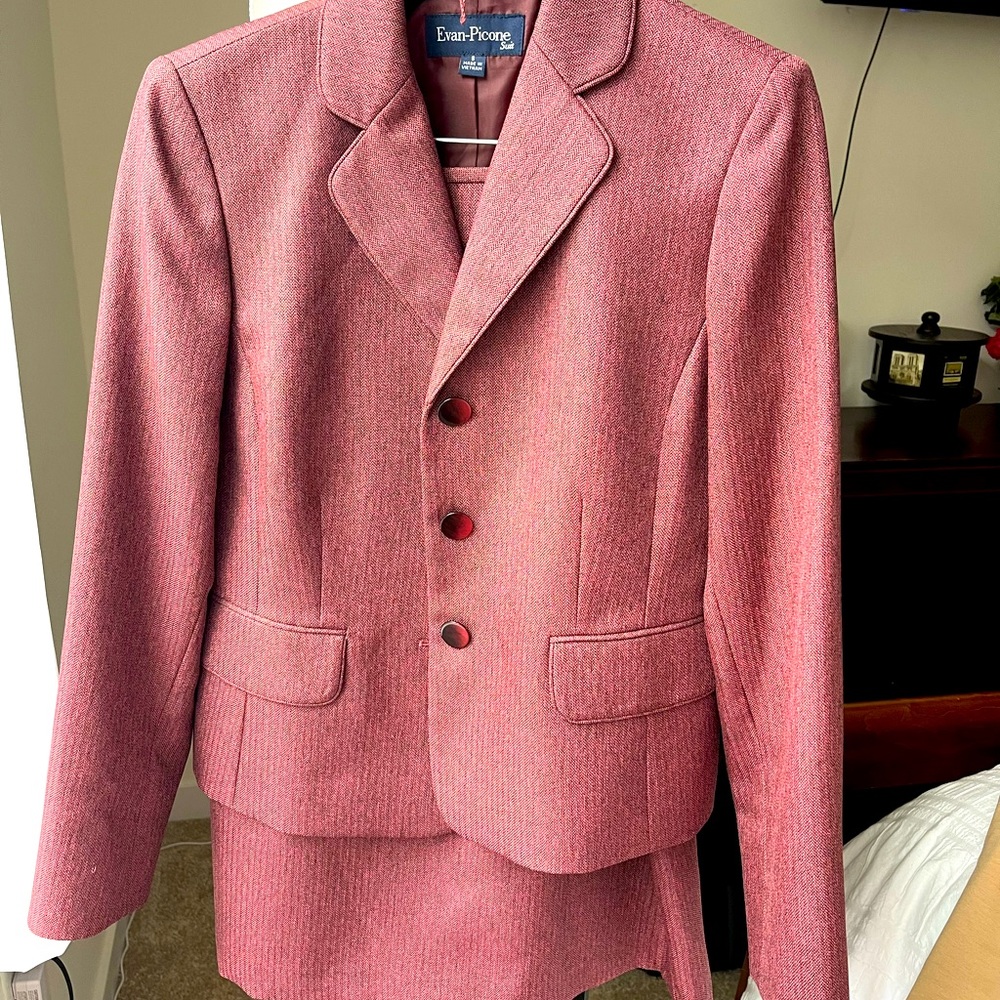 Plum Skirt Suit